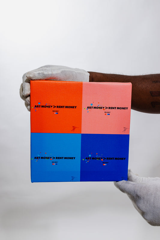 Art Money Minis 8x8 Acrylic on Canvas