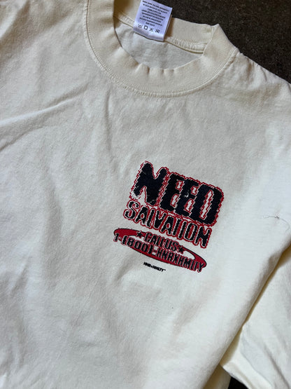 Need Salvation Long Sleeve Tee CREAM