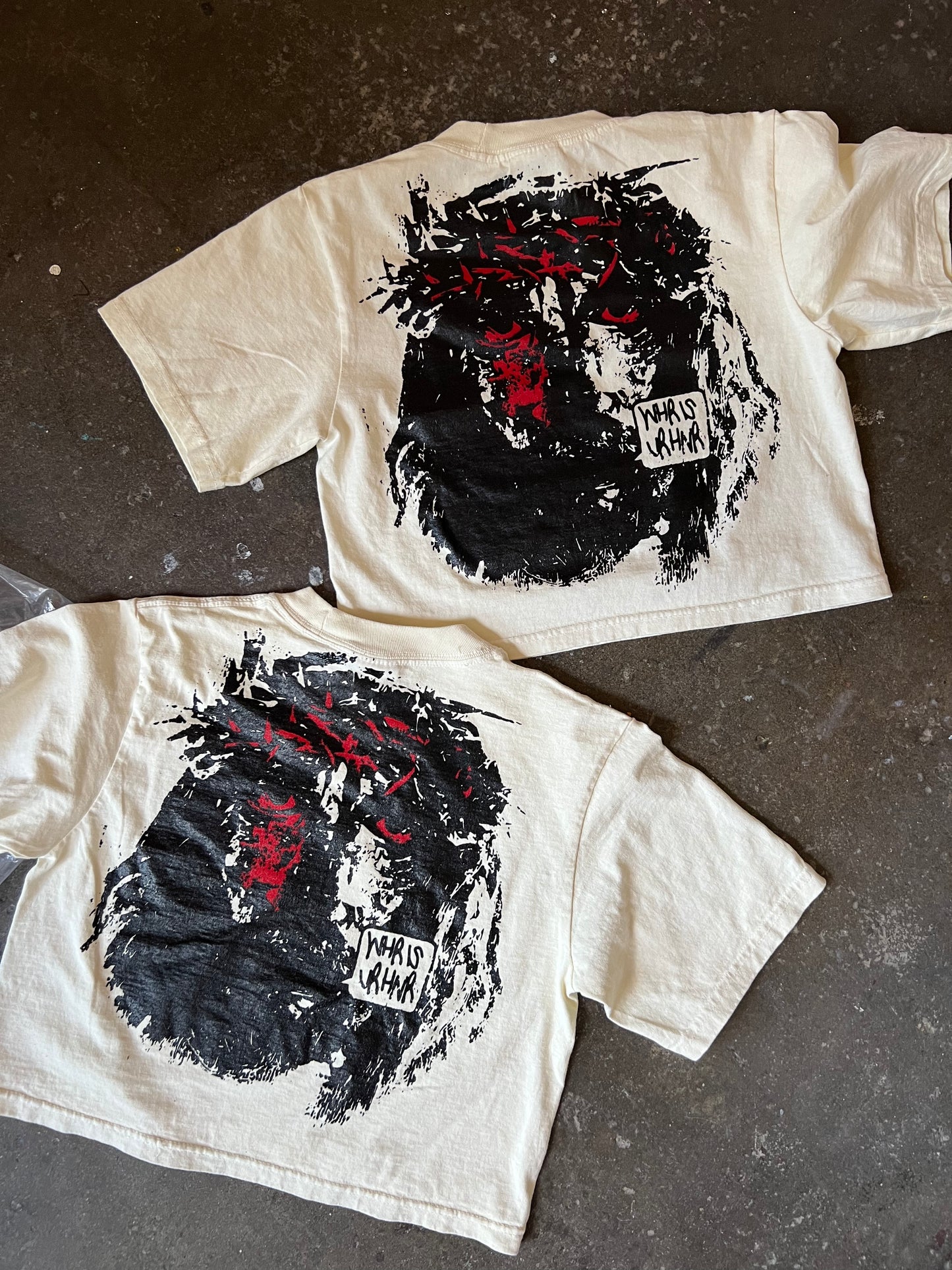 Need Salvation Crop Tee CREAM