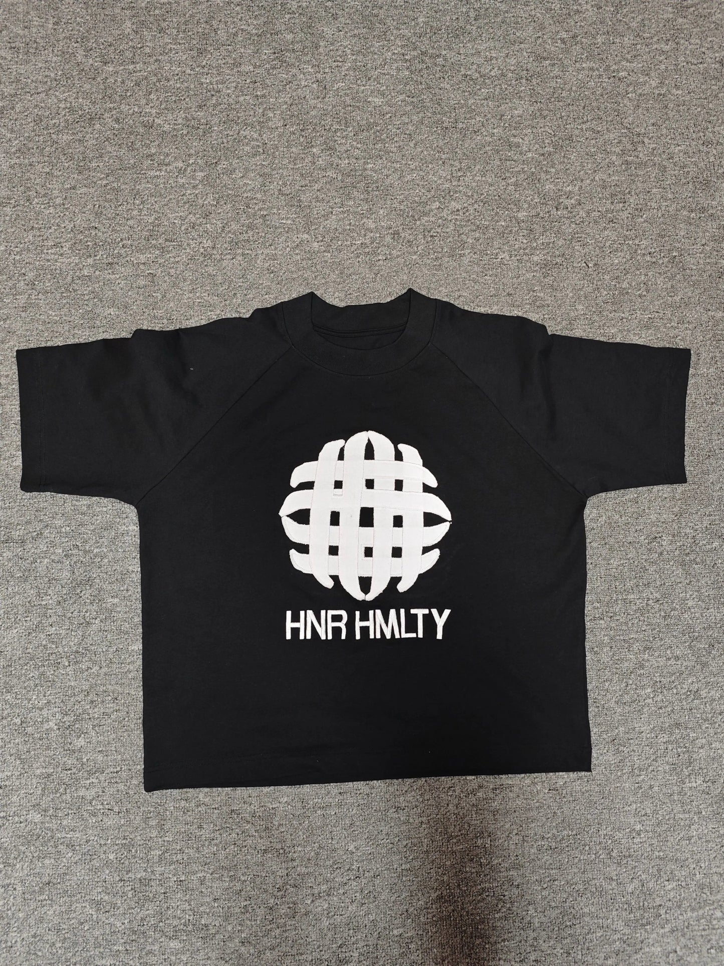 Appliqué Logo Tee Jersey (Blue & Black) [SAMPLE]