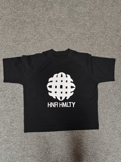 Appliqué Logo Tee Jersey (Blue & Black) [SAMPLE]