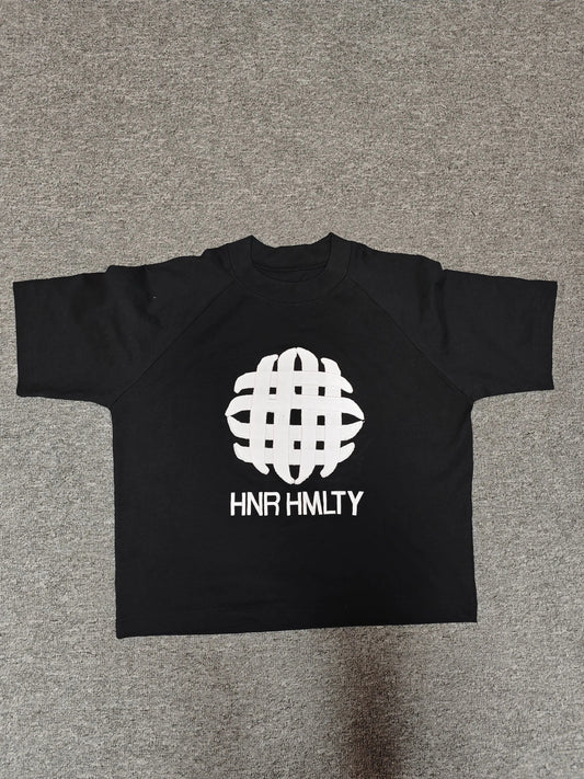 Appliqué Logo Tee Jersey (Blue & Black) [SAMPLE]